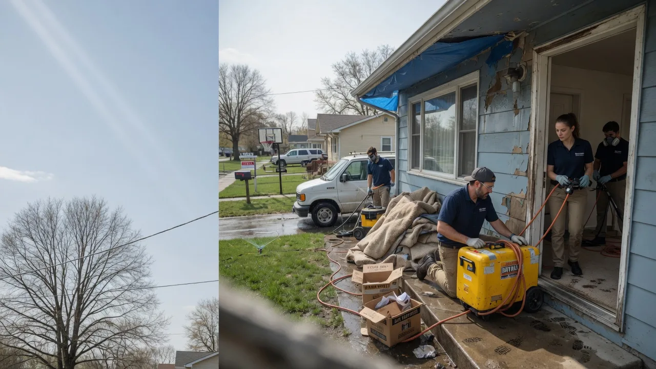 Basement Flood Cleanup in Huntington Woods, MI near me